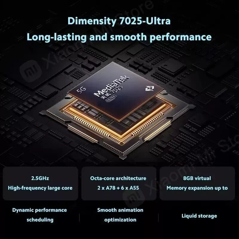 Xiaomi Redmi Note 14 5G - 8GB+256GB,108MP AI Camera,120Hz, Octa-Core,NFC!